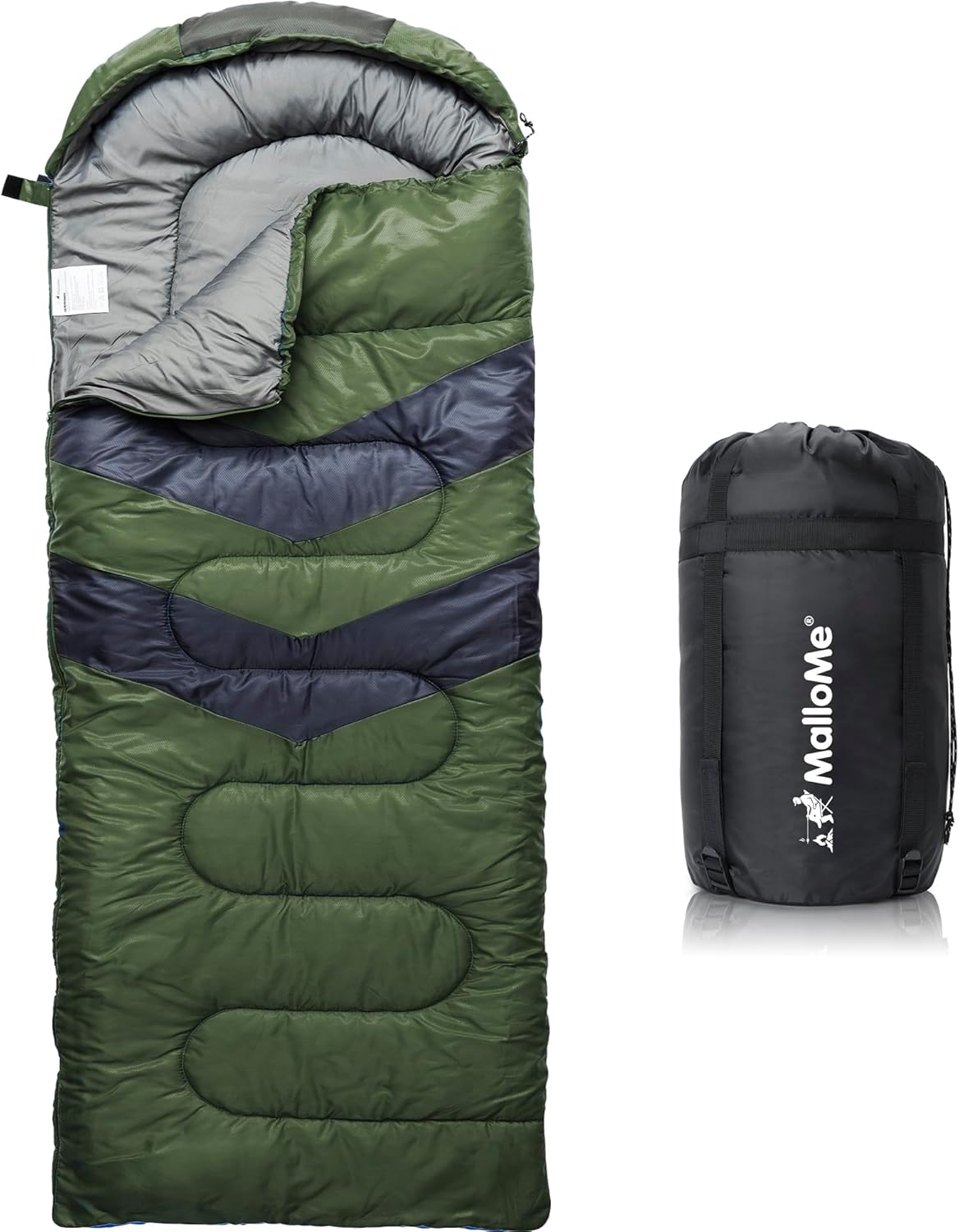MalloMe Sleeping Bags for Adults Cold Weather Comfort Gear