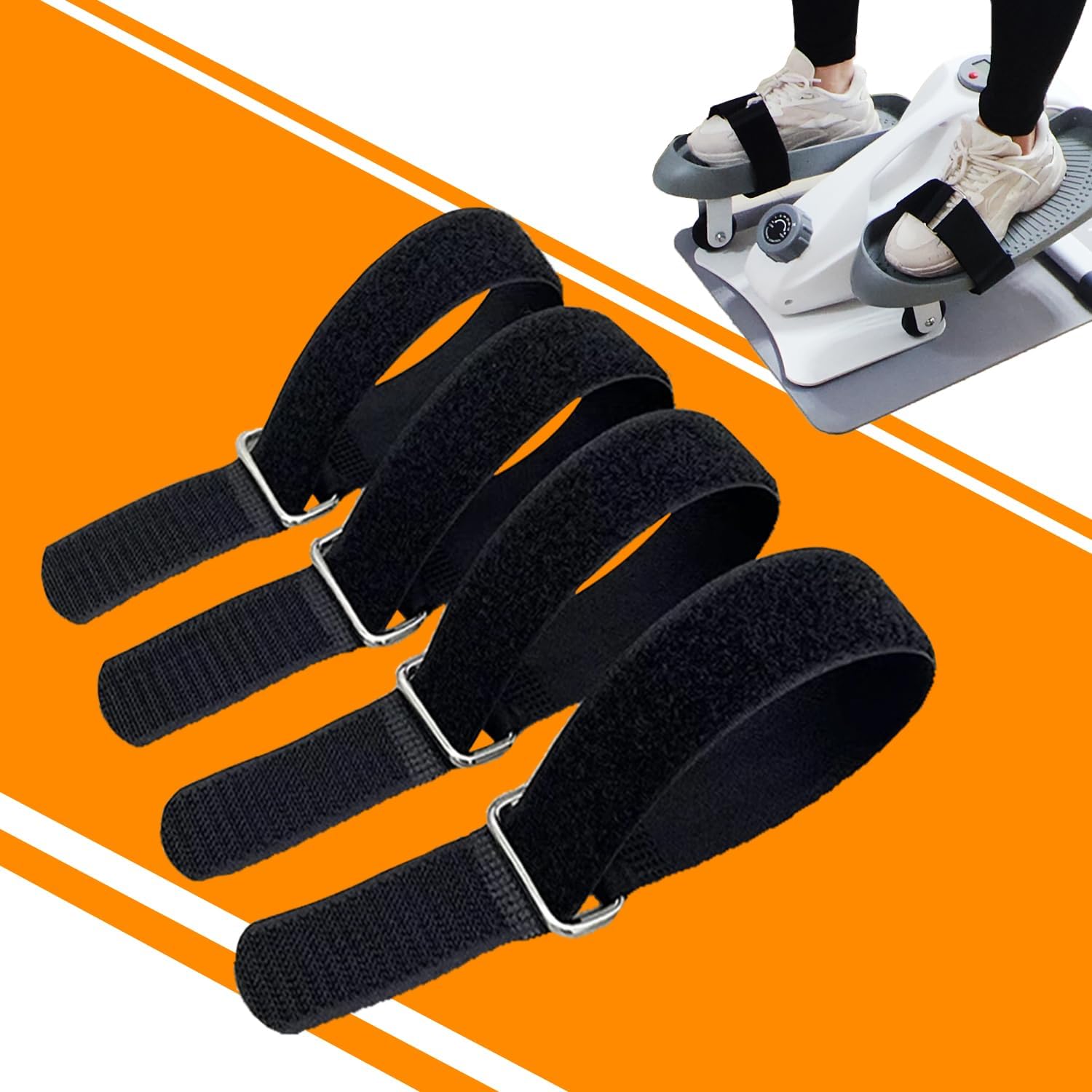 Adjustable Elliptical Pedal Straps - Home Office Fitness