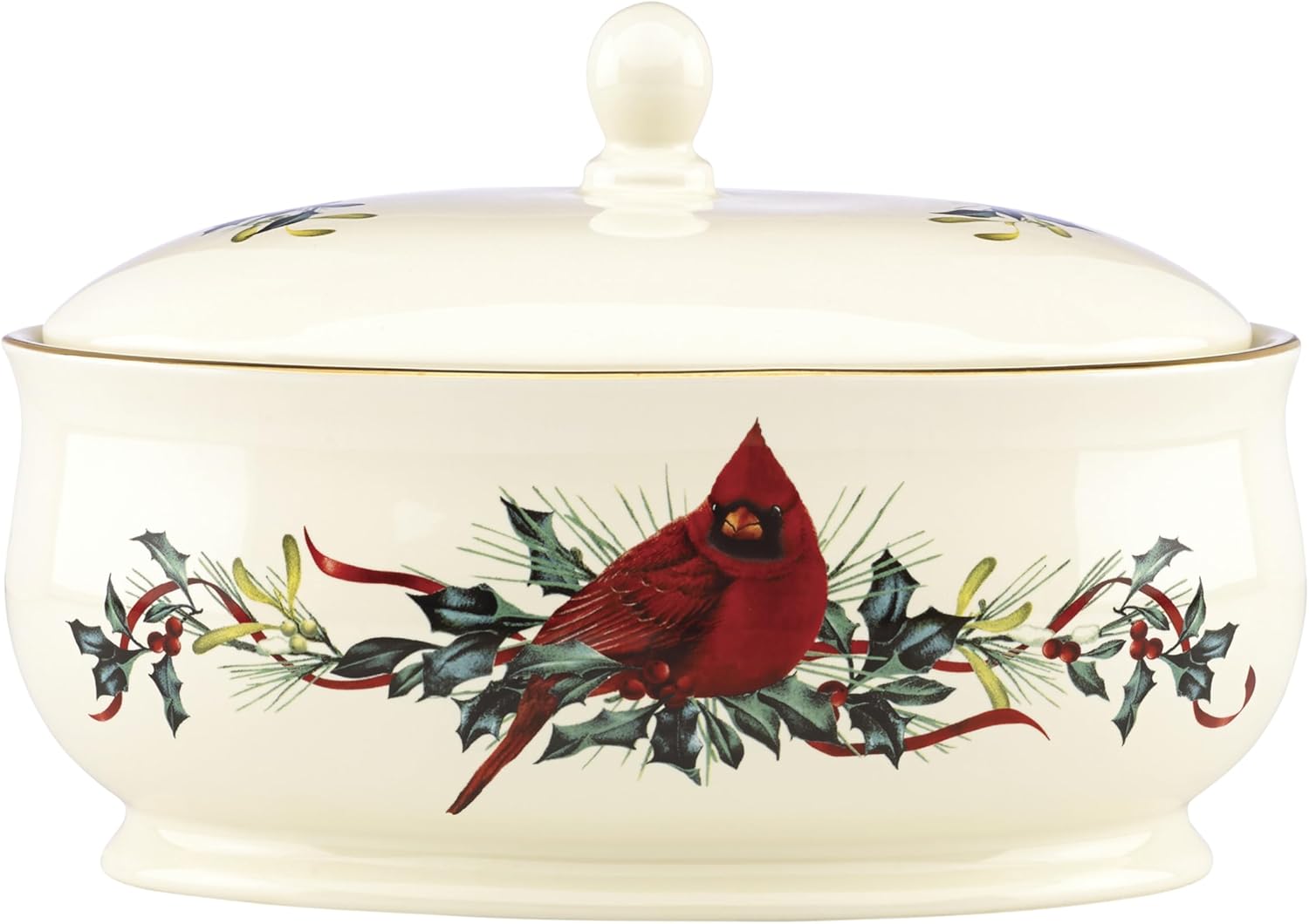 Lenox Winter Greetings Covered Dish for Holiday Hosting Needs