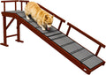 Dog Ramp for Bed and Couch with Removable Guardrails - 73 in Ramp