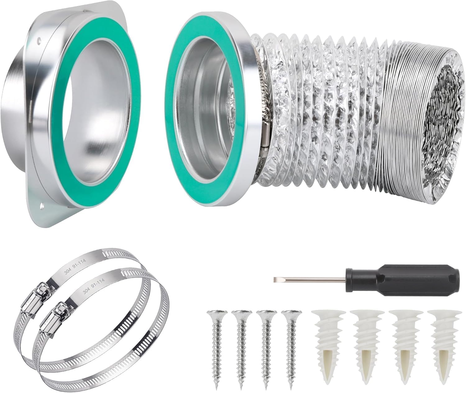 Magnetic Dryer Vent Connector Kit for Easy Installation and Cleaning