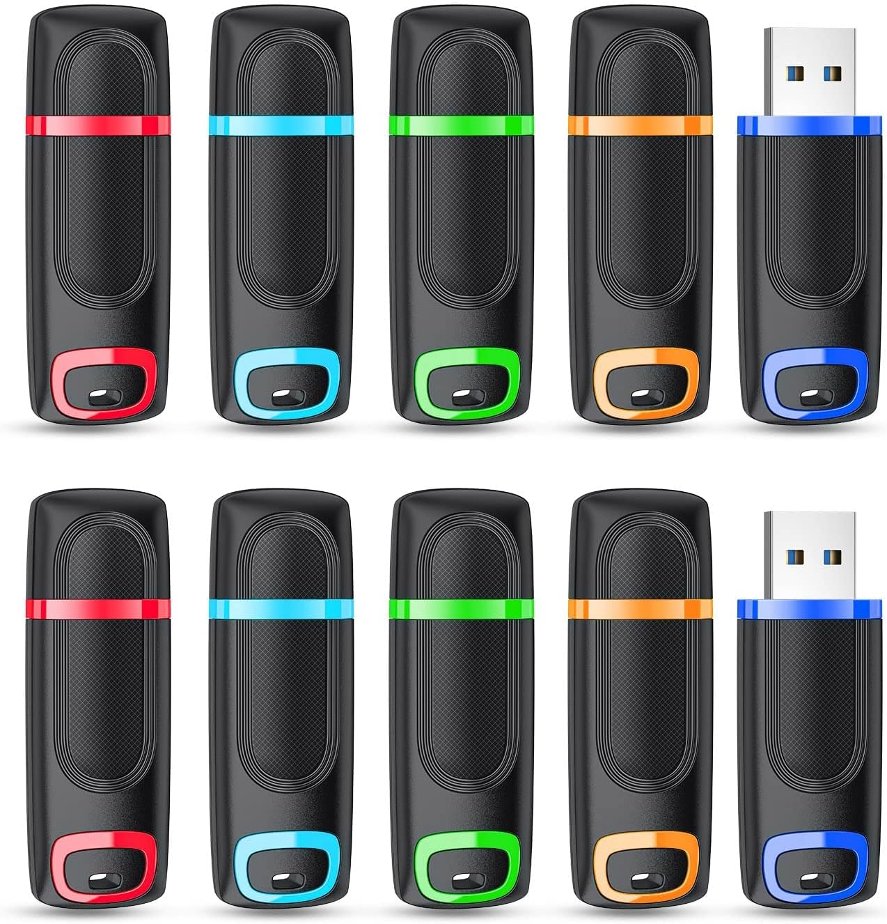 RAOYI 10 Pack 16GB USB 3.0 Flash Drive for Fast Data Storage
