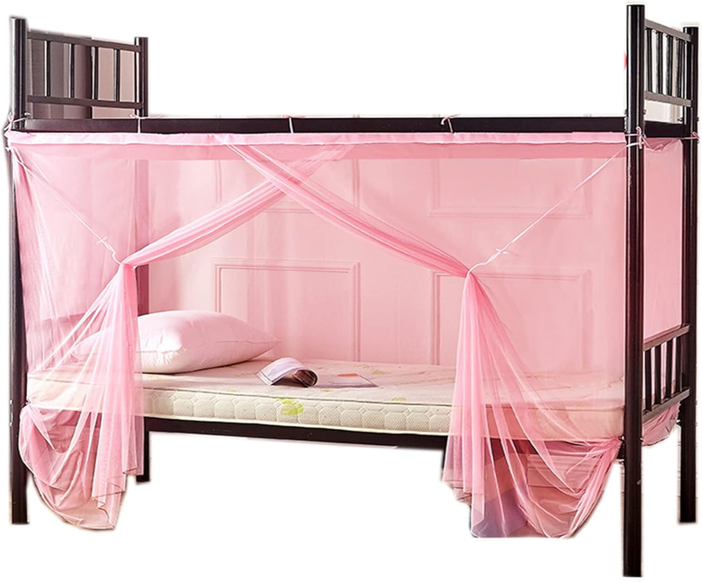 Student Sleep Sanctuary: Pink Blackout Canopy (45.3  78.7IN)