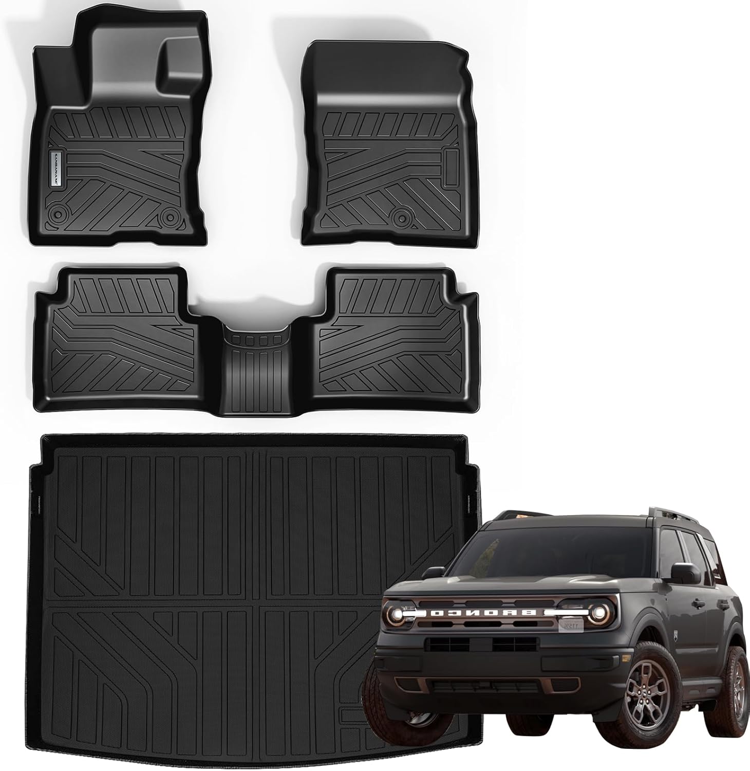 Custom Fit Floor Mats for 2021-2025 Ford Bronco Sport Models