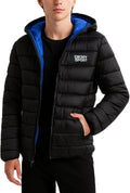 Boys Puffer Jacket Midweight Insulated Wind Water Resistant Hooded