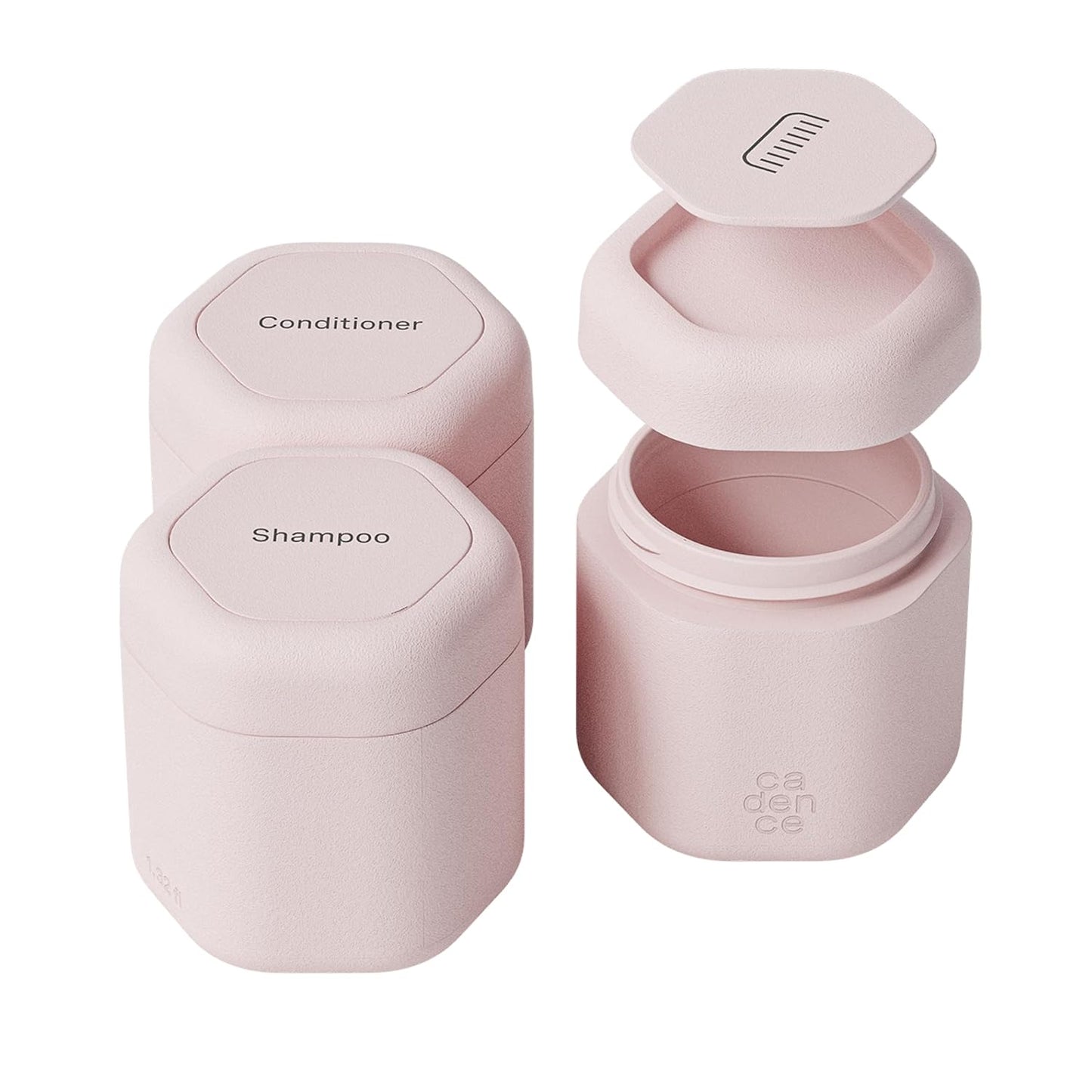 Cadence Travel Containers Haircare Capsule Set for Easy Packing