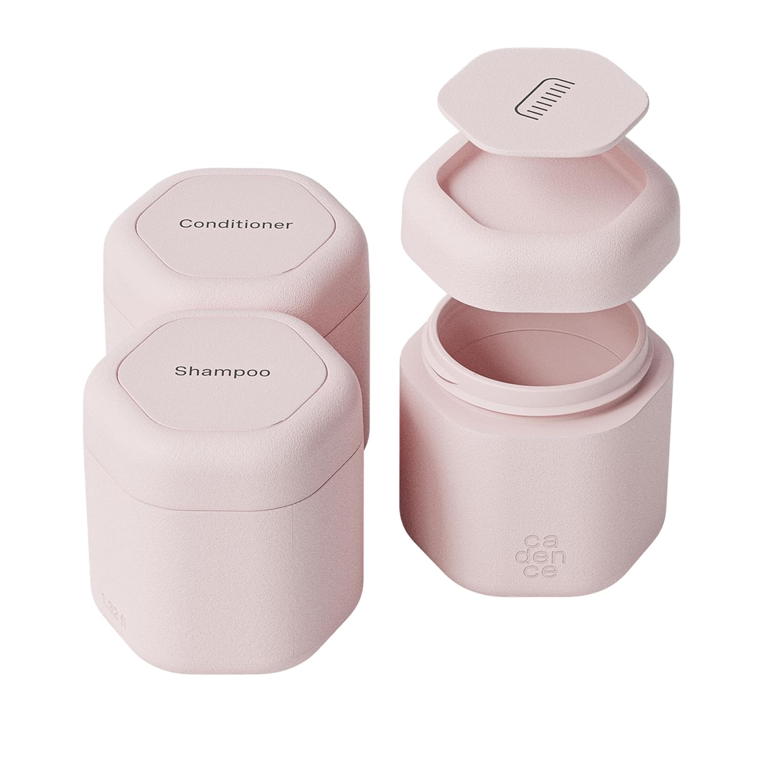 Cadence Travel Containers Haircare Capsule Set for Easy Packing
