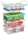 iSPECLE Freezer Organizer Bins 4 Pack - Extendable Deep Freezer