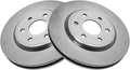 TRQ Front Brake Rotors Set Vented Compatible with 2005-2022 Nissan