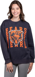 Ultra Game Women's NFL Official Cozy Sweatshirt for Fans