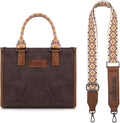 Wrangler Tote Bag for Women Aztec Western Retro Purse - Top Handle