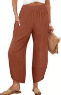 Womens Summer Wide Leg Palazzo Capri Pants for Comfortable Style