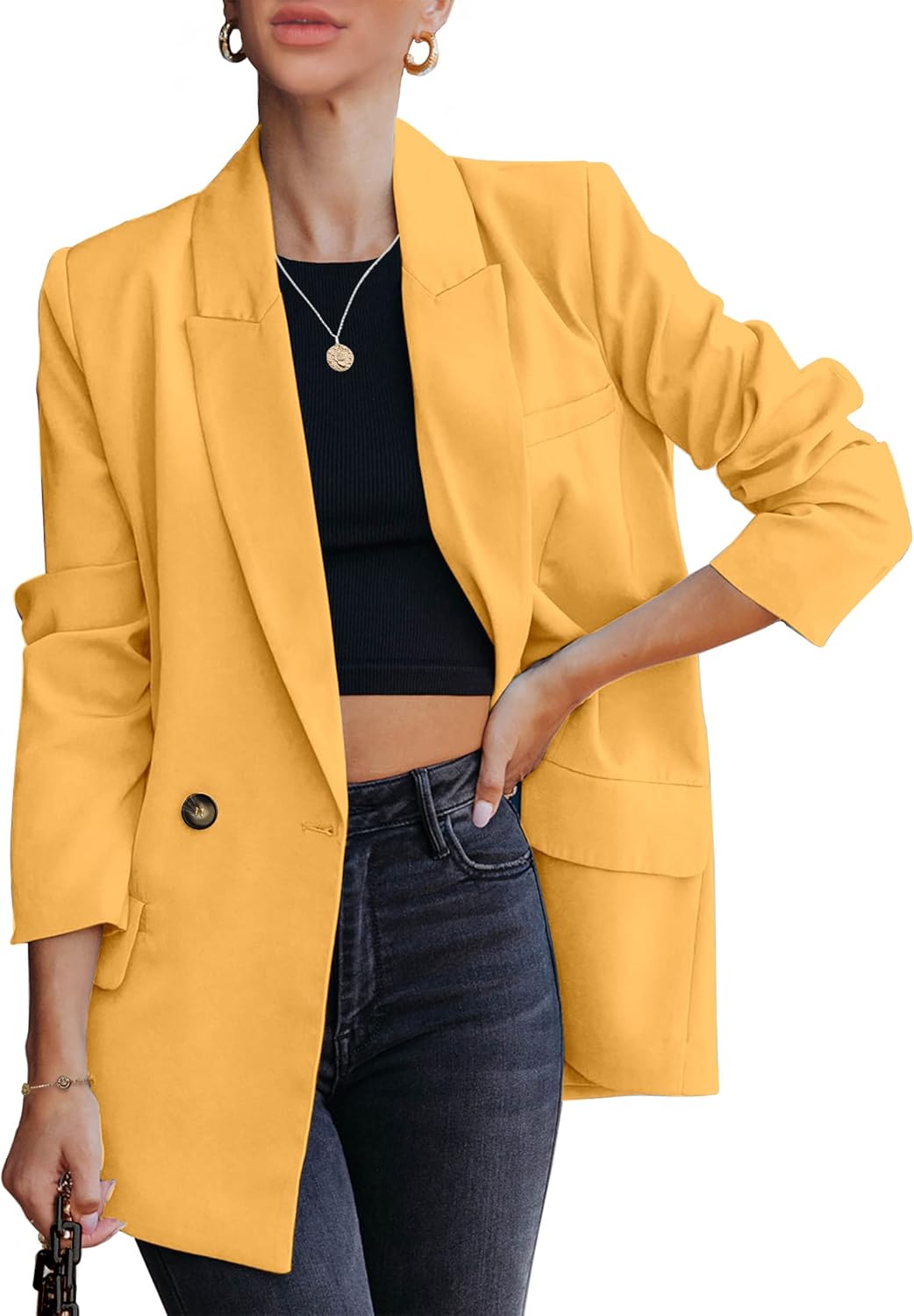 Luvamia Blazer Jackets for Women - Stylish Work Casual Wear
