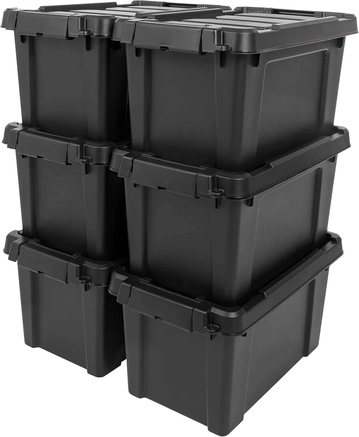 IRIS USA 5 Gallon Lockable Storage Bins for Ultimate Organization