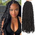 Butterfly Locs Crochet Hair 20 in Pre-Twisted Distressed Locs