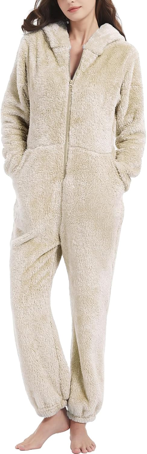 Flygo Womens Onesies Pajamas for Ultimate Winter Comfort