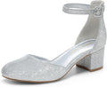 DREAM PAIRS Women's Closed Round Toe Low Block Heels - Elegant Comfort