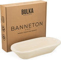 Large Oval 1kg Waffle Banneton Bread Proofing Basket - Crisp Crust