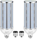 2 Pack 150W Corn LED Light Bulb Fanless 5000K Daylight - High Output