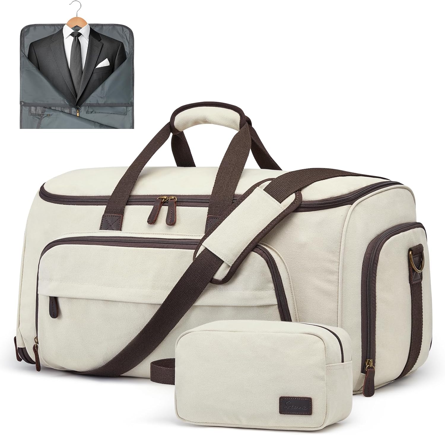 S-ZONE Carry On Garment Bag for Travel and Business Use