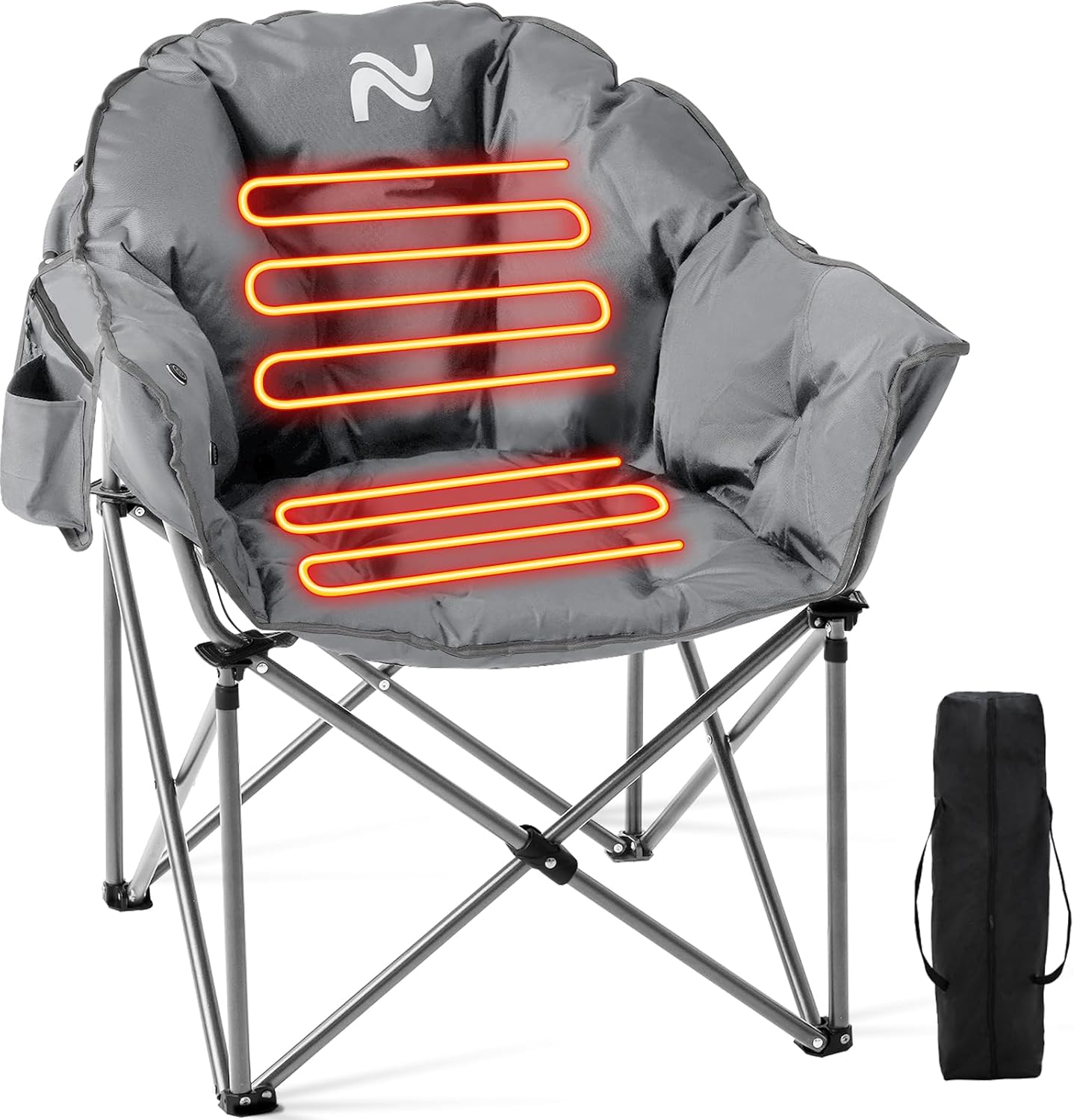 NAIZEA Heated Camping Chair - 3 Heat Levels