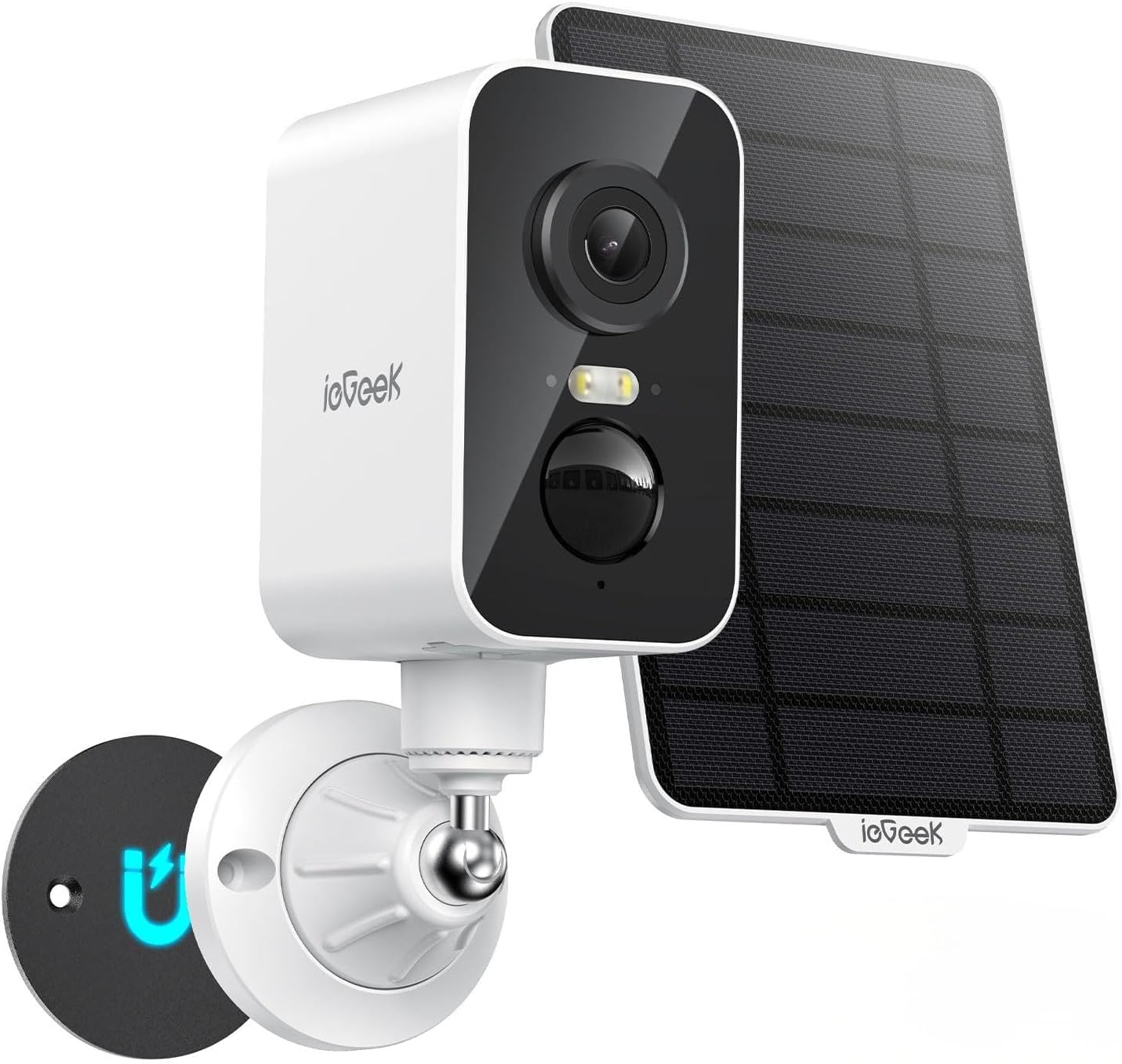ieGeek Solar Security Cameras Wireless Outdoor with 2K Night Vision