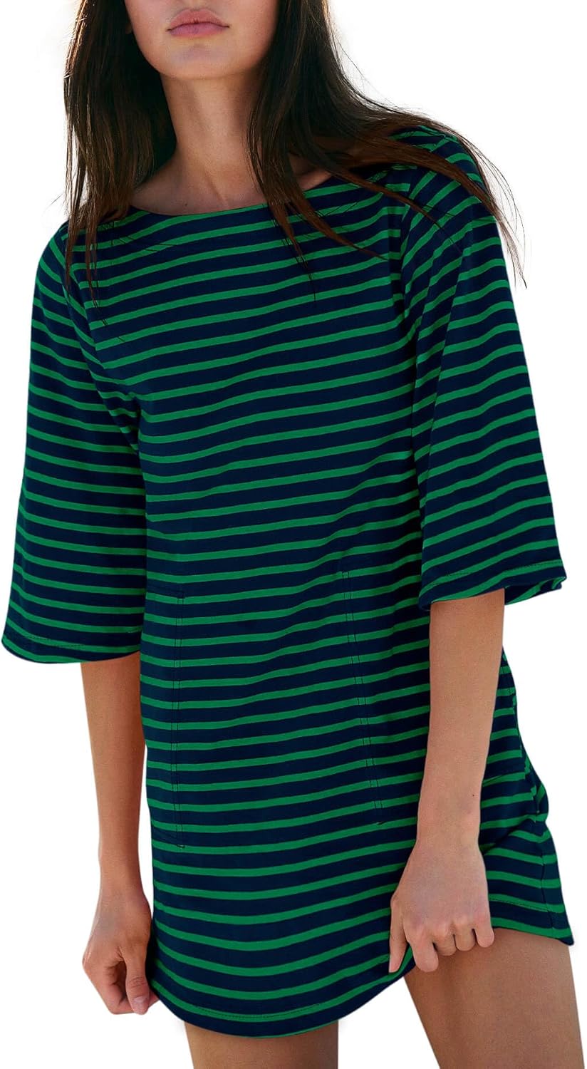 Yousify Womens T Shirt Dress Cotton Summer Dresses 2025 Casual