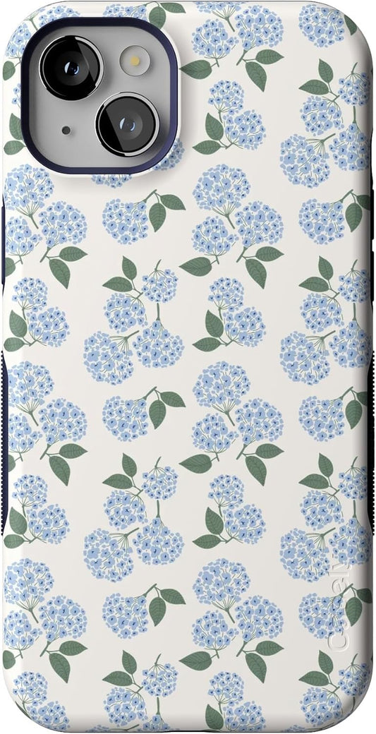 Casely iPhone 14 Plus Case - Bold Protection in Blue Hydrangea