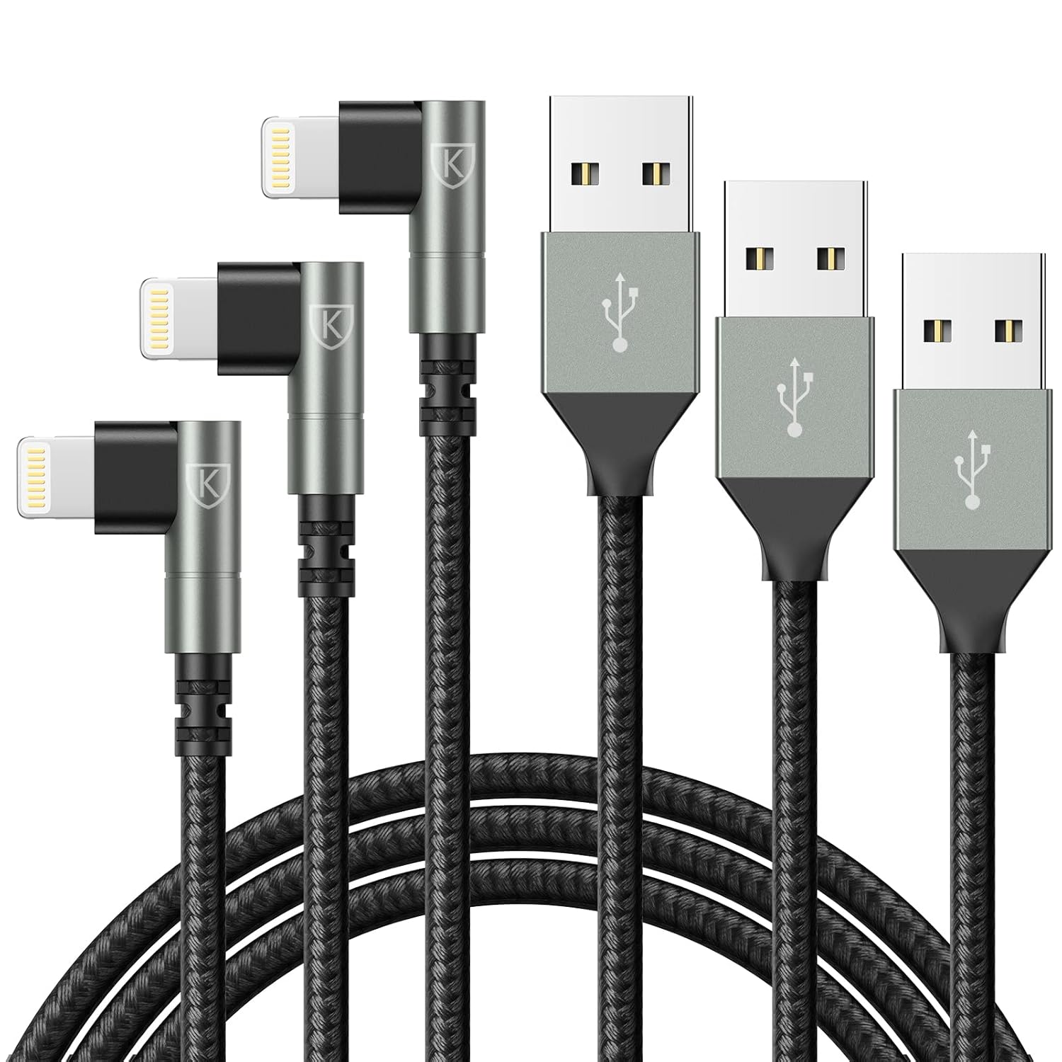 Fast Charge 6FT iPhone Lightning Cable Pack by KIYODA