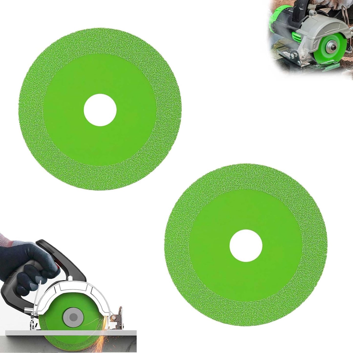 Indestructible 4 Grinding Disc Set - Cut Glass, Tile, Rock