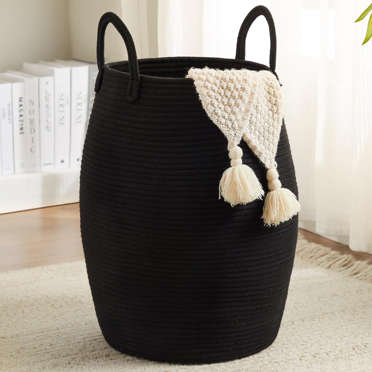 105L Extra Large Laundry Hamper Basket for Clothes and Toys