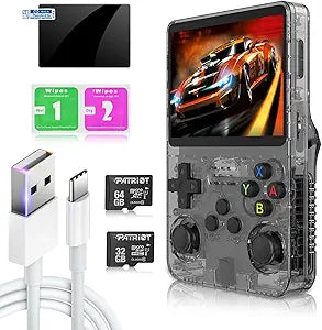 R36S Handheld Retro Gaming Console with 15000+ Games Preloaded