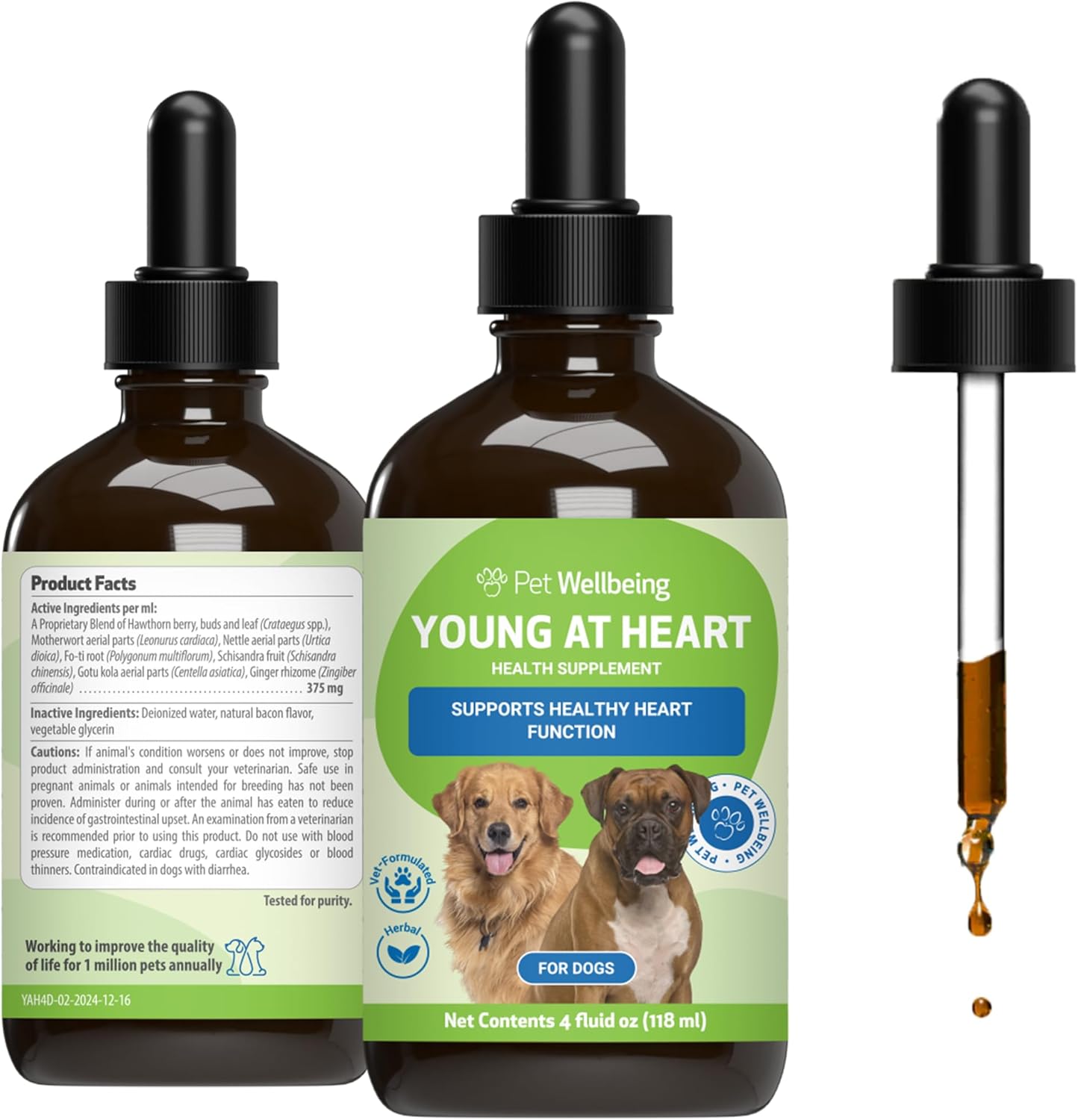 Pet Wellbeing Young at Heart for Dogs - Senior Heart Support