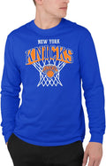Junk Food x NBA Long Sleeve T-Shirt for Men & Women - Knicks