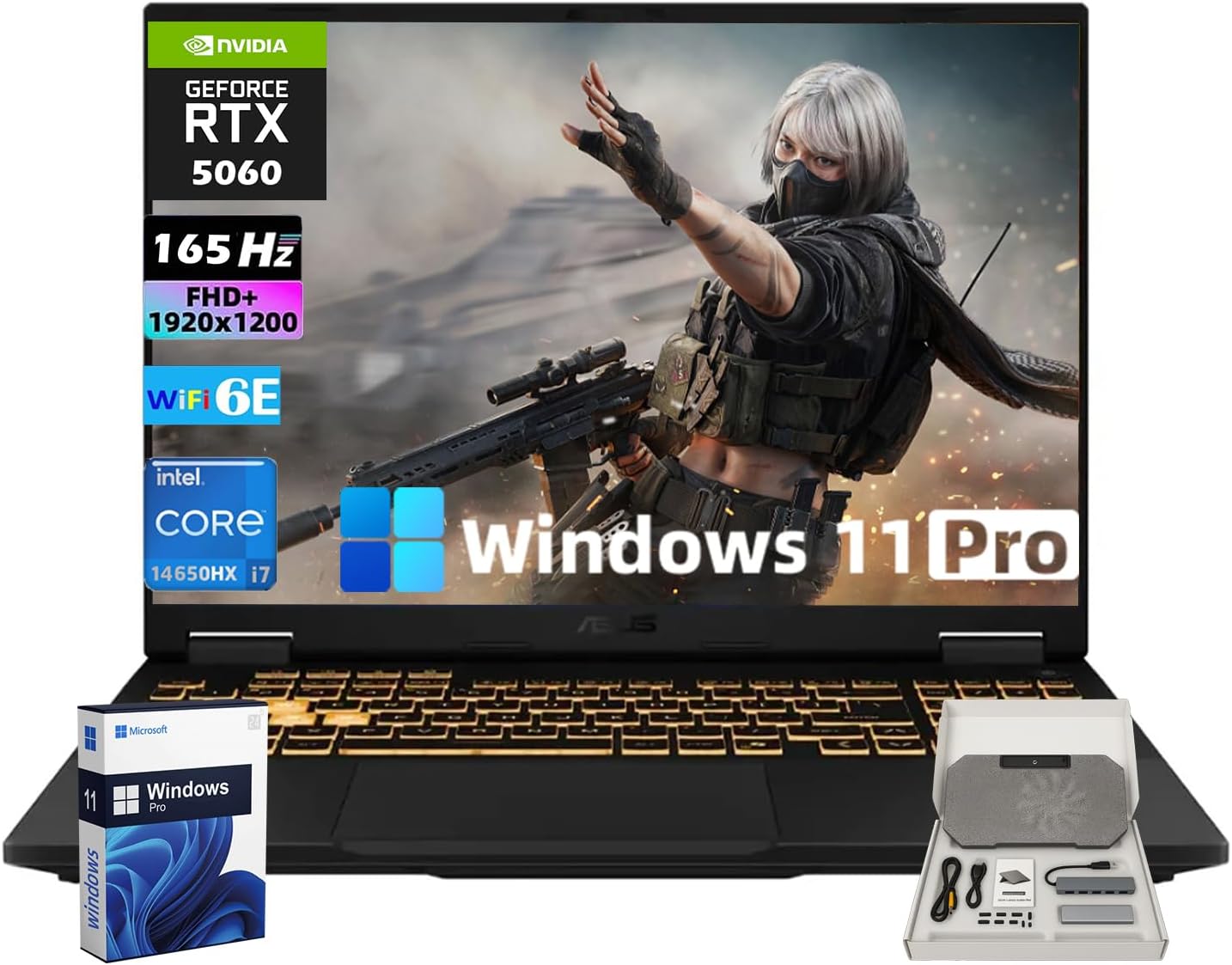 ASUS TUF F16 Gaming Laptop with 16 FHD+ Display and RTX 5060