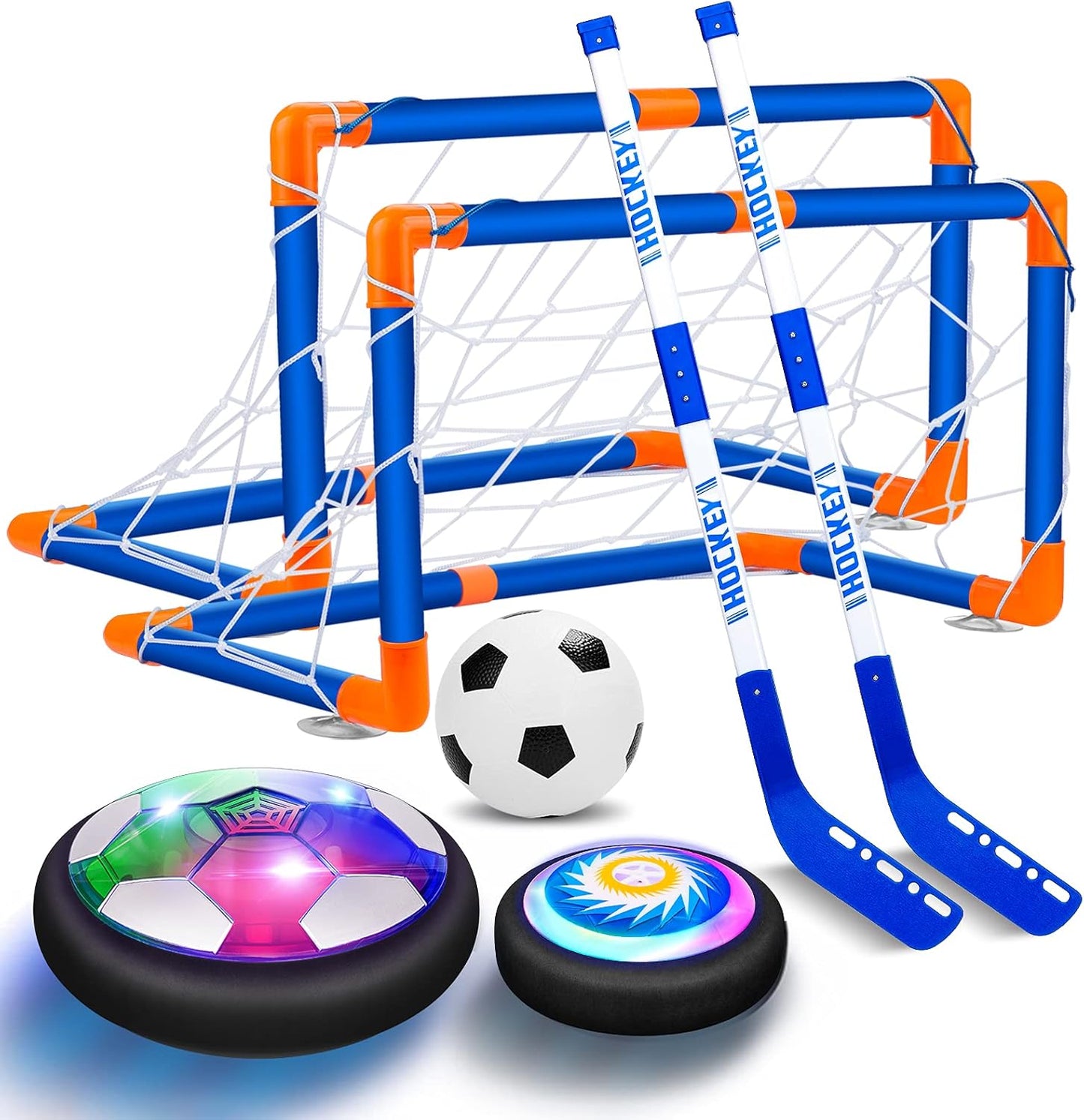 Rechargeable Hover Hockey Soccer Ball Set - Endless Fun!