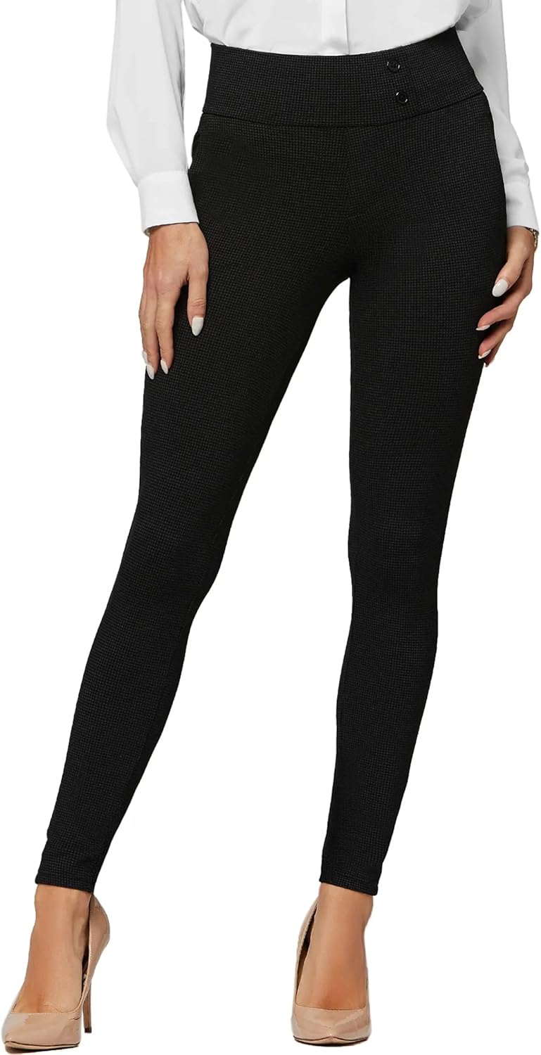 Conceited Stretch Slacks for Women - Tummy Control & Pockets