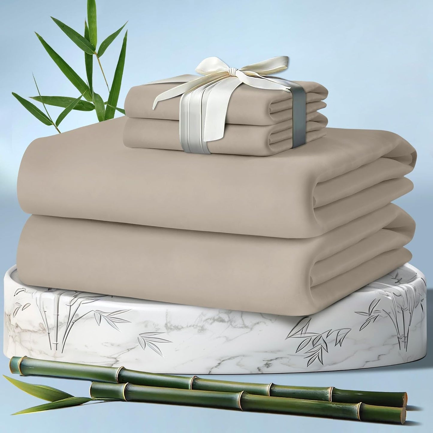 Viscose Derived from Bamboo Sheets Full Size for Ultimate Comfort
