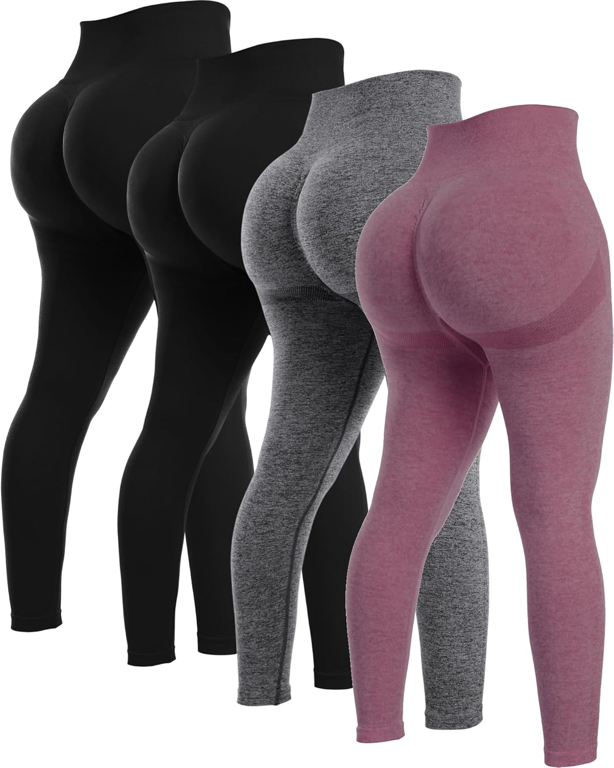 NORMOV 4 Piece Butt Lifting Workout Leggings for Women Review