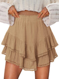 Flowy Shorts Ruffle Skort for Women High Waisted Tennis (Style MHJD)