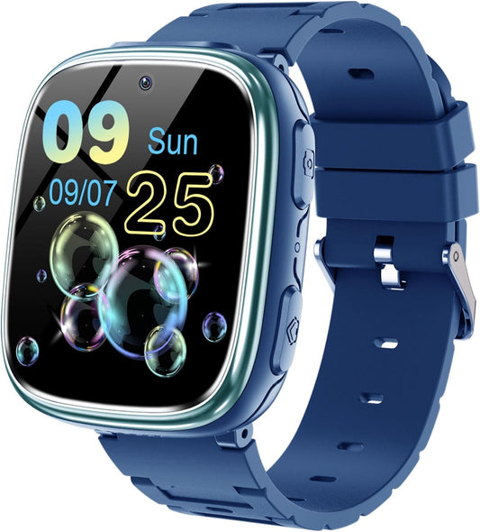 Smart Touch Screen Kids Watch 15 Games Video Camera Music Player Education Mode (Dark Blue) - MOKAST