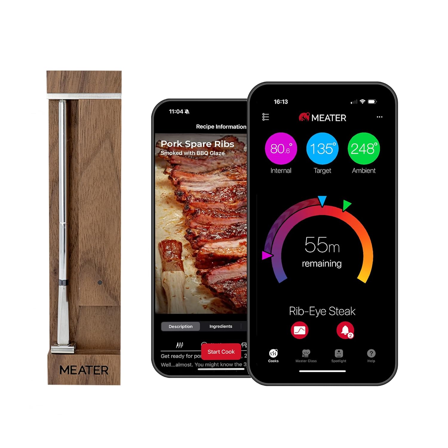 MEATER Pro Smart Bluetooth Wireless Meat Thermometer for BBQ
