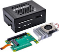 GeeekPi Metal Case for Raspberry Pi 5 - M.2 HAT+ Active Cooler