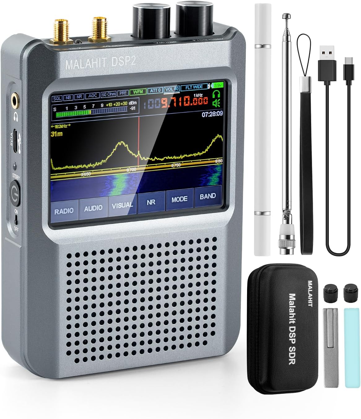 Malachite DSP2 SDR Radio Receiver with Advanced Features