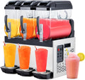 Commercial Slushie Machine 36L - 860W Stainless Steel Slushy Maker