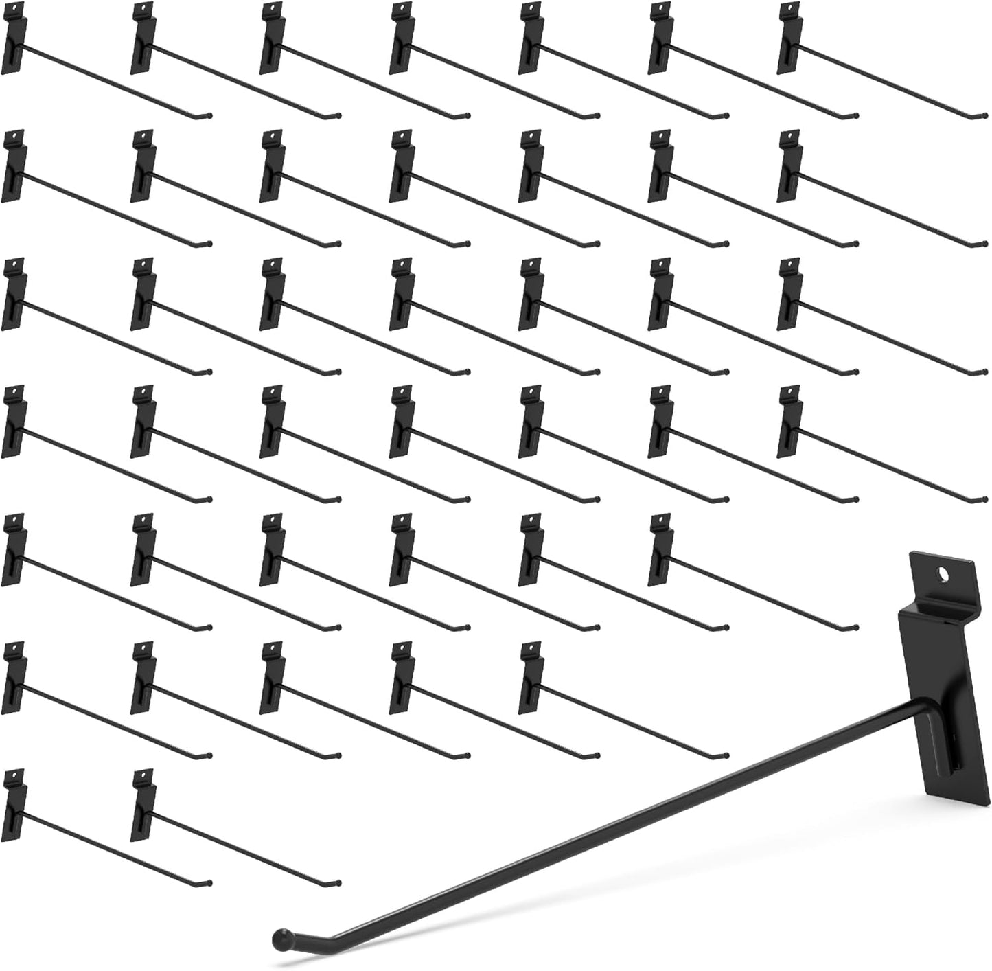 HUHOLE Slatwall Hooks 10 Inch 32PC for Garage Tool Organization