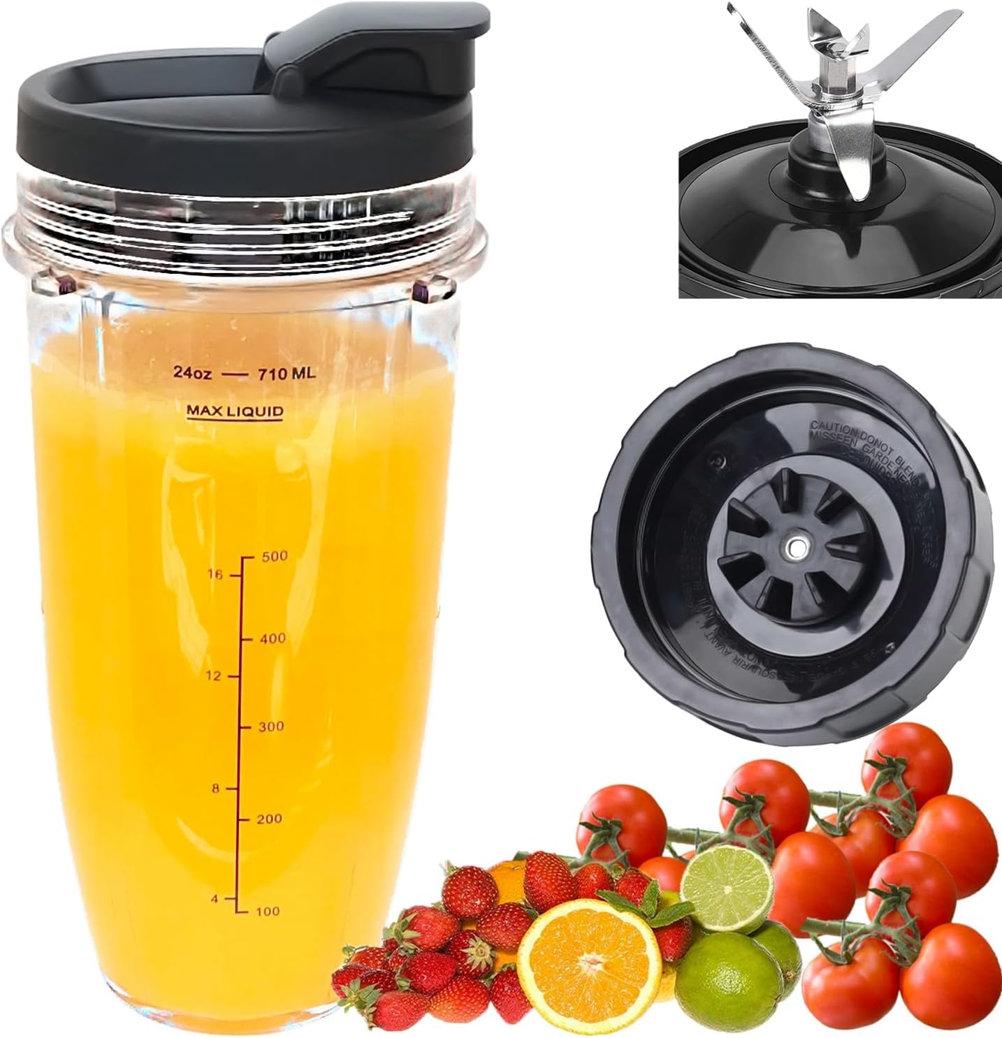 Ninja Blender Replacement Blade & Cup Set by ABTER