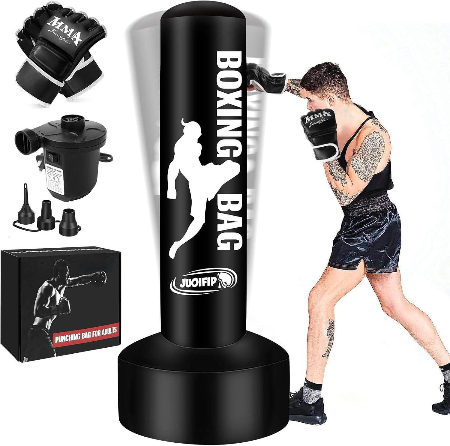 Inflatable Standing Punching Bag Set - Fight Fit!