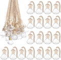 50 Pcs Hanging Car Air Freshener Diffuser Vials - Refillable Diamond