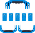 Pelican 1637 Replacement Handle & Latch Set - Blue Handles & Push
